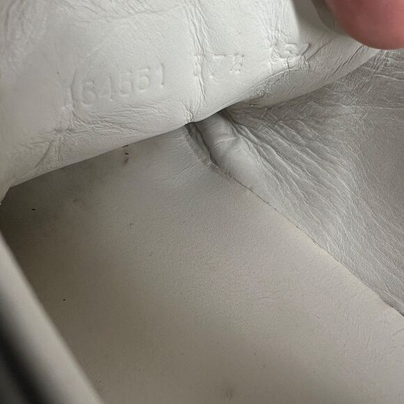 Gucci Ace Sneakers Women's Sz 37.5 Embroidered Arrow White Leather Crystal Shoe - Picture 9 of 14